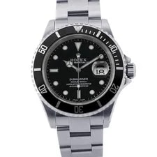 Rolex — Rolex Submariner Date 40mm Stainless Steel Black Dial 16610 — Watch — resale