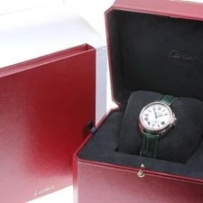 Cartier — Cartier CLÉ DE WJCL0013 35mm PG Silver #C1460 — Watch — resale