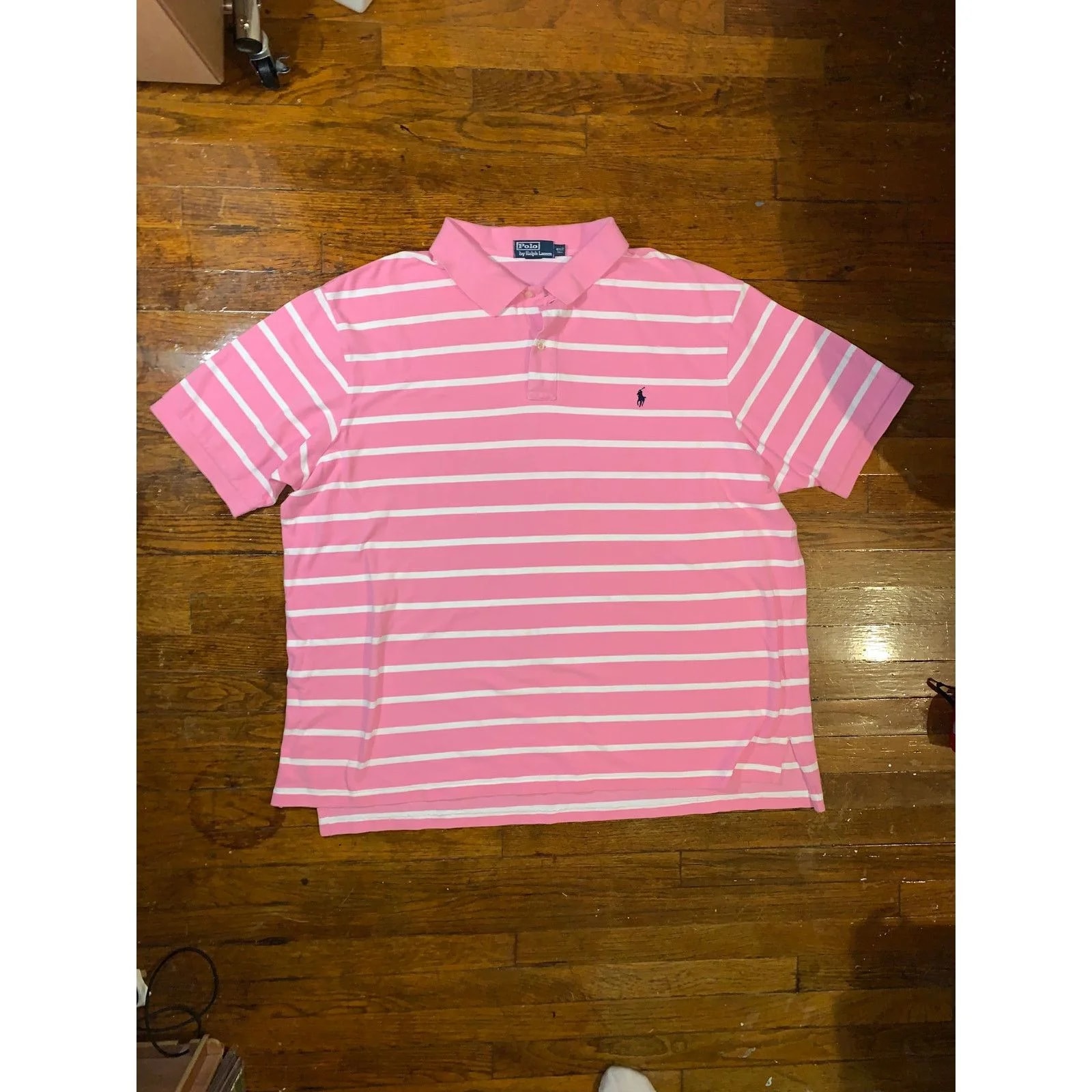 Polo Ralph Lauren — Polo Ralph Lauren Striped Polo Shirt 4XL Tall — streetwear — resale