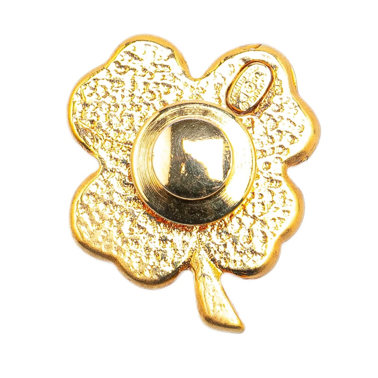 Resin Four Leaf Clover Brooch 2
