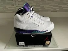 Air Jordan 5 Retro Grape 2013 - Size 8 - 136027 108 (8444-10) New 2