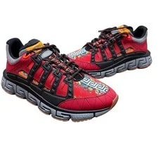 Versace — Versace Trigreca 45 Floral Print DSU8094 Made in Italy — Sneaker — resale
