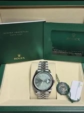 Rolex — 5/16/26 Rolex Datejust 126300 “ Green” (41MM) Unworn BOX Papers & Card — Watch — resale