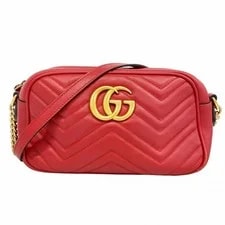 Gucci — Auth [6fe6755-k] Gucci GG Marmont 447632 Metal... — Handbag — resale