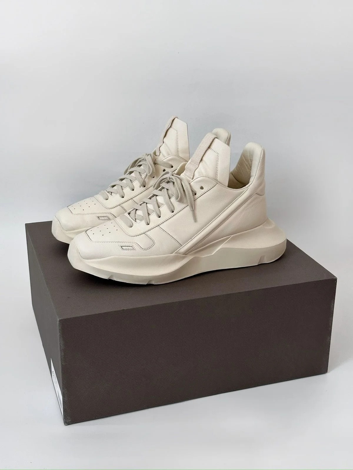 Rick Owens Get Runner Milk Abstract EU42 2