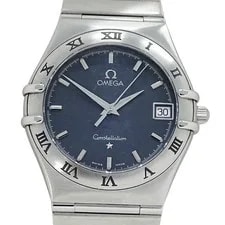 Omega Constellation 1512.40 ’s Quartz Stainless Steel Silver Navy 2