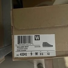 9.0US Clarks Originals Wallabee Model Limited Edition Vhtf Pre 3