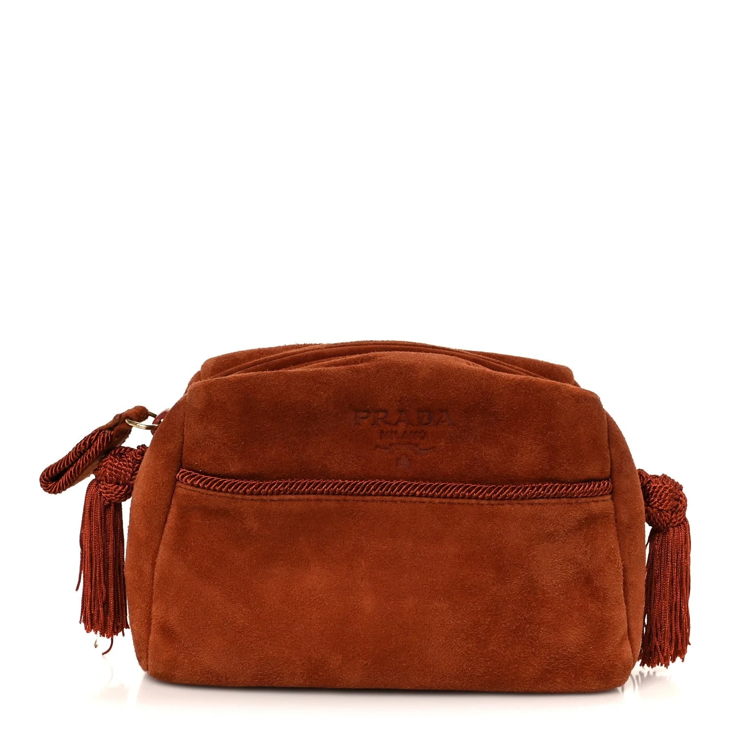 Prada — Scamosciato Tassel Pouch — Accessory — resale