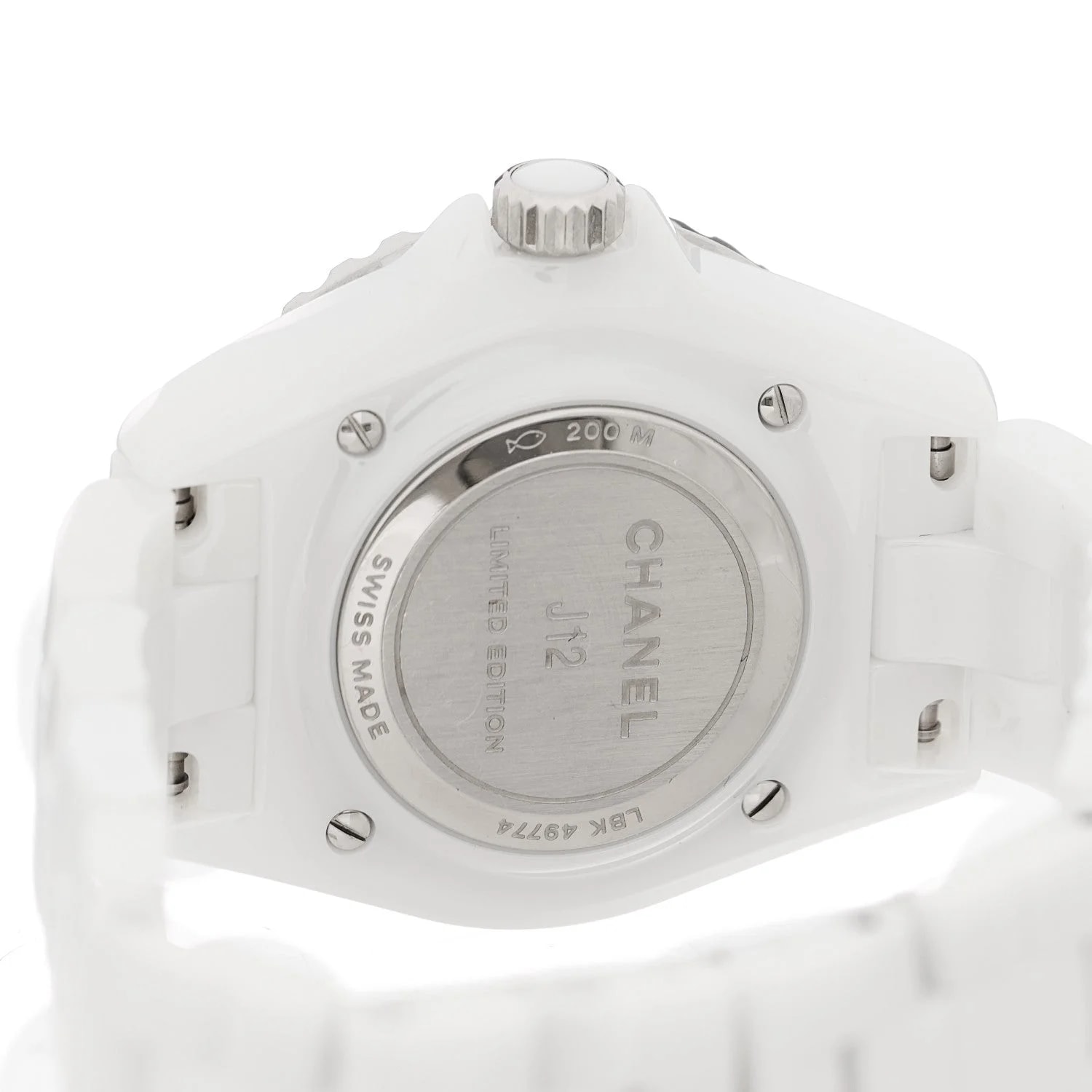Stainless Steel Ceramic 33mm J12 Wanted de Chanel Limited Edition Automatic White 4