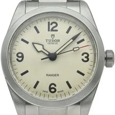 Tudor — Tudor Ranger 36mm M79930-0007 Stainless Steel mensWatch Beige — Watch — resale
