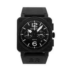 Bell & Ross — Bell & Ross BR 03-94 Black Steel Automatic 42mm Strap BR03-94-S — Watch — resale