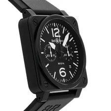 Bell & Ross BR 03-94 Black Steel Automatic 42mm Strap BR03-94-S 3