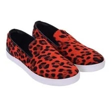 Dolce & Gabbana — Dolce & Gabbana London Leopard Fur Low Top 42 US 9 UK 8 — Sneaker — resale