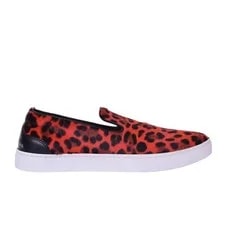 Dolce & Gabbana London Leopard Fur Low Top 42 US 9 UK 8 2