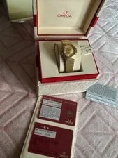 Omega Constellation 18k Gold 123.50.27.20.58.001 Retails $29300 3
