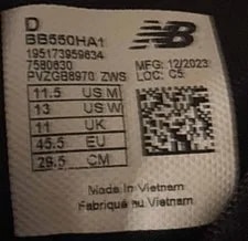 Size 11.5 - New Balance 550 - BB550HA1 3