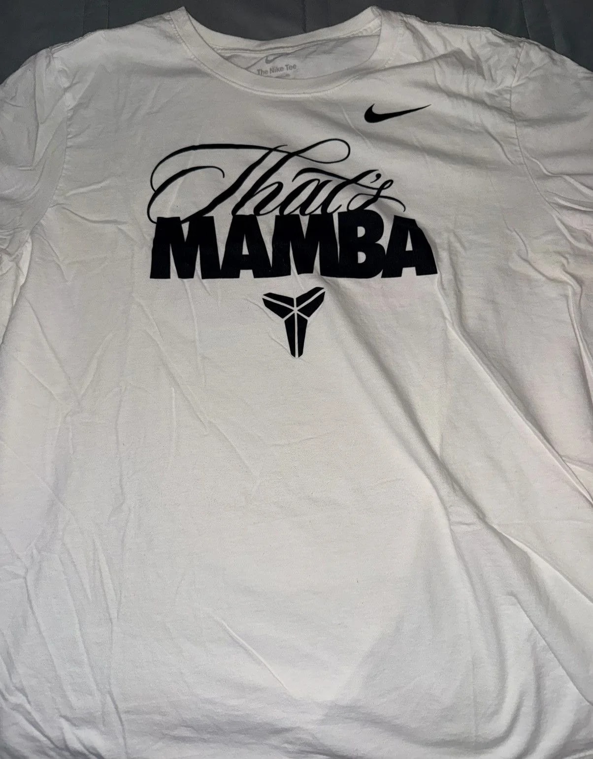 NIKE — Nike X Kobe Bryant Thats Mamba Tee — streetwear — resale