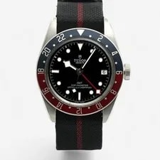 Tudor — Tudor Black Bay GMT Black 41 Unused 79830RB Burgundy Fabric 150396950 — Watch — resale