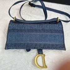 Dior Saddle Print Flap Slim Saddle - Excellent #1YIFDYE 2