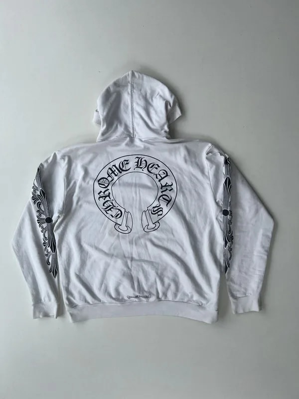 Chrome Hearts — Hearts Horseshoe Logo Hoodie — streetwear — resale