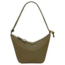 Loewe — Loewe Hammock Hobo Embossed Letter Puzzle Zipper Closure Hobo Mini — Handbag — resale