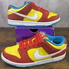 Nike SB Dunk Low Pro Bart Simpson Size 7 BQ6817-602 ’s Skater Shoes OG 2