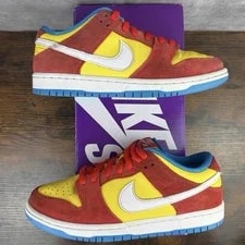 Nike SB Dunk Low Pro Bart Simpson Size 7 BQ6817-602 ’s Skater Shoes OG 3