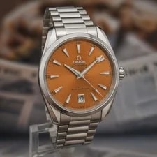 2026 Omega Aqua Terra “Saffron-Dial” – 38mm - Full Set – 220.10.38.20.12.001 2