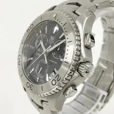 TAG Heuer Link Quartz Chronograph SS Black Dial 3
