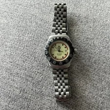 TAG Heuer Formula 1 Cream Dial Black Rotating Bezel Date Bracelet 3