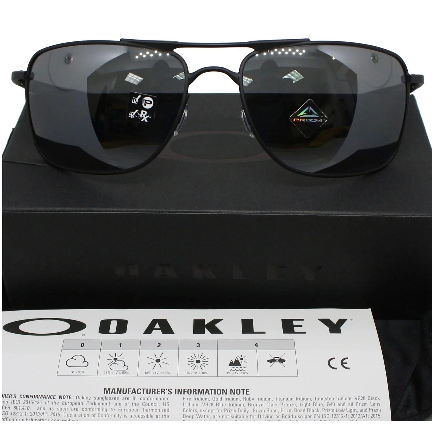 Oakley OO4124 0262 Gauge 8 Sunglasses Prizm Polarized Lens 2