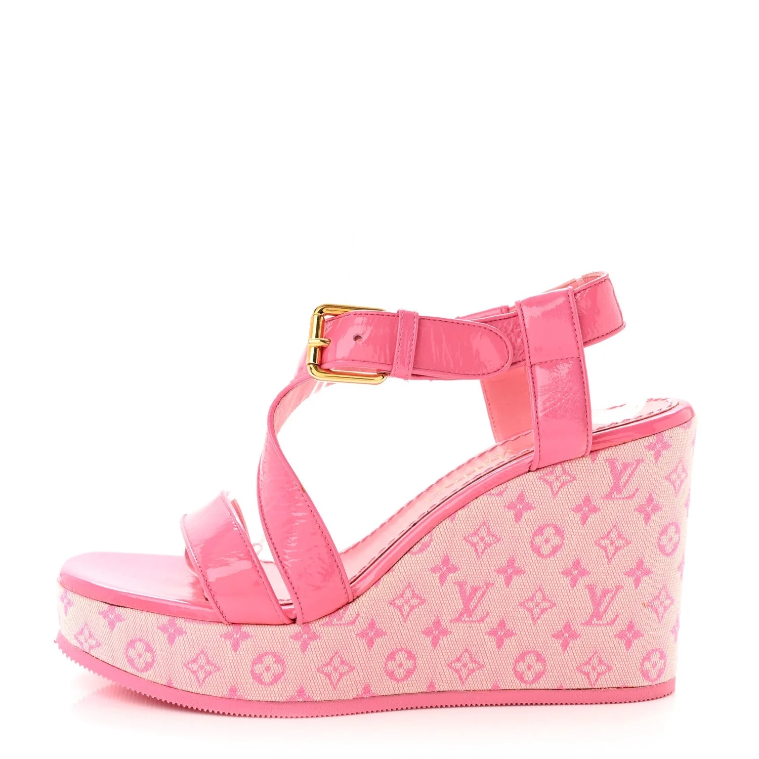 Louis Vuitton — Wedge 38 — Designer Shoe — resale