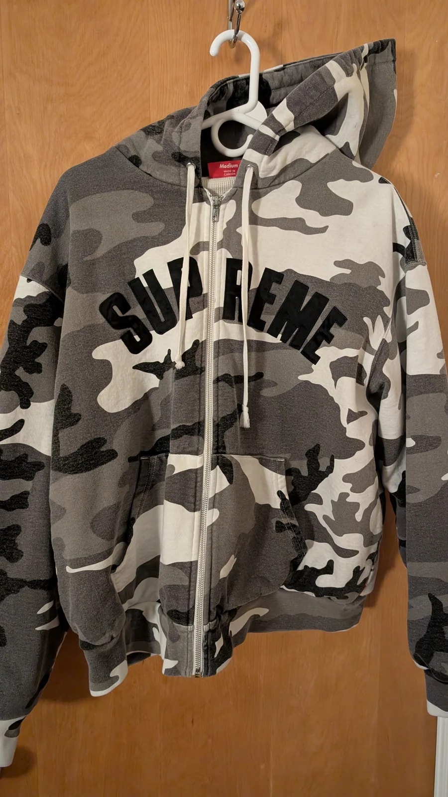 Supreme — Supreme Arc Thermal Lined Zip-Up ( Camo) — streetwear — resale