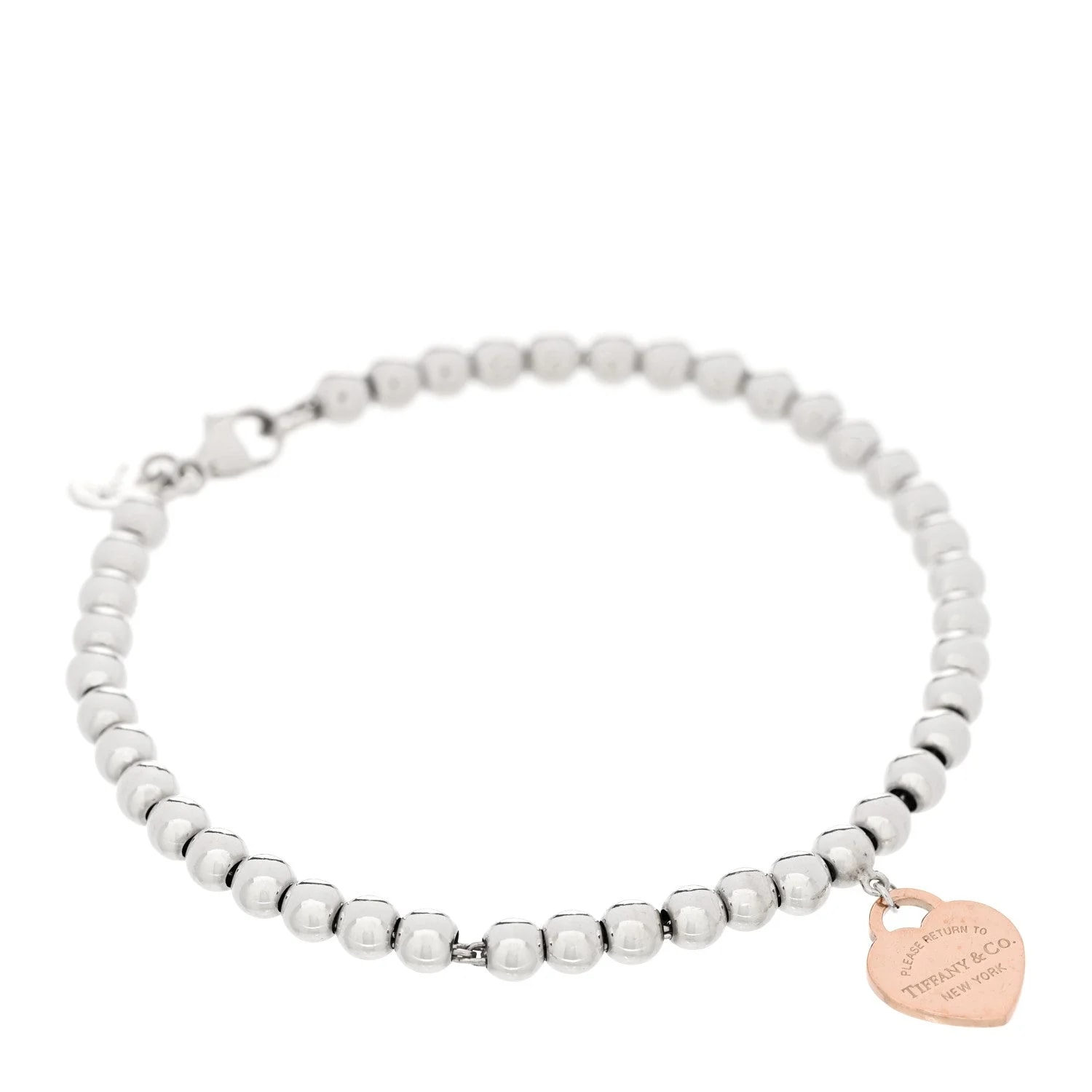 Tiffany & Co. — Rubedo 4mm Return To Tiffany Heart Tag Bead — Jewelry — resale