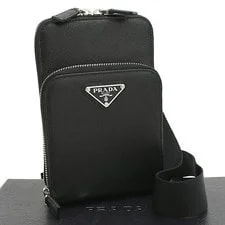 Prada — Prada Smartphone Case Triangle Logo Plate — Handbag — resale