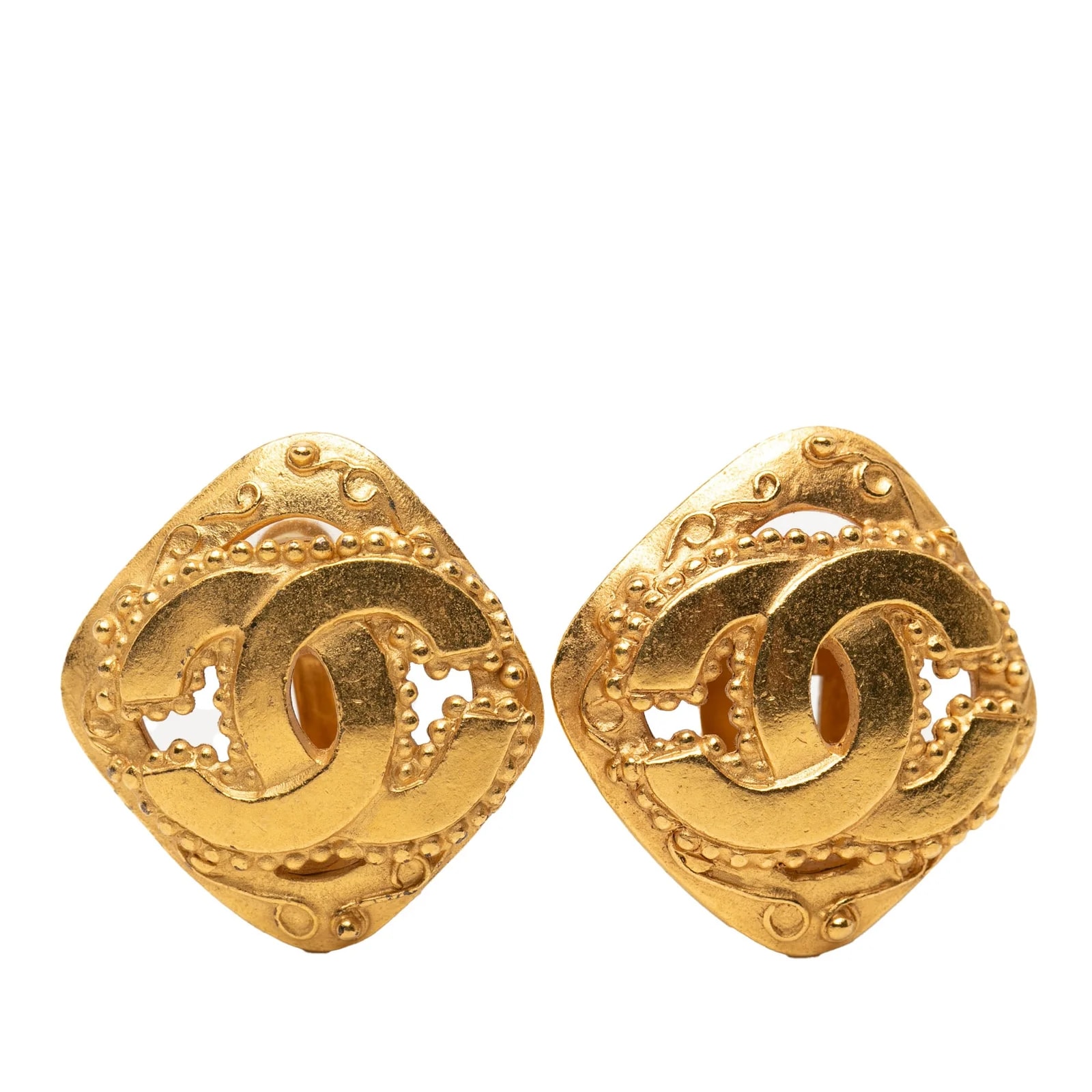 Chanel — CC Rhombus Clip on — Jewelry — resale