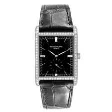 Patek Philippe Gondolo White Gold Black Dial Diamond 5112G 5112 2
