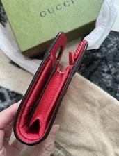 NWD Gucci Dollar Marmont Top Handle Card Case Wallet 4