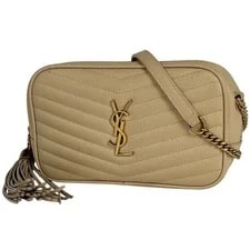 Saint Laurent — Saint Laurent Lou Mini With Fringe 612579 — Handbag — resale