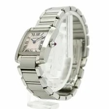 Cartier Tank Francaise SM W51028Q3 Pink Dial S 2