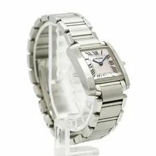 Cartier Tank Francaise SM W51028Q3 Pink Dial S 4