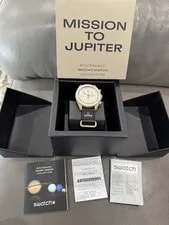 Omega — Swatch X Omega Moonswatch Mission To Jupiter Beige Bioceramic Case Black — Watch — resale