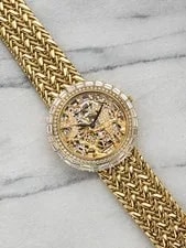 1995 Audemars Piguet 14656BC Yellow Gold Auto Skeletonized Dial 38mm 2