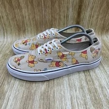 Vans Authentic X Winnie the Pooh Disney Size 11.5 All Over Print Shoes 3