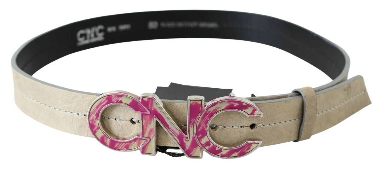Costume National Logo Buckle Belt 4