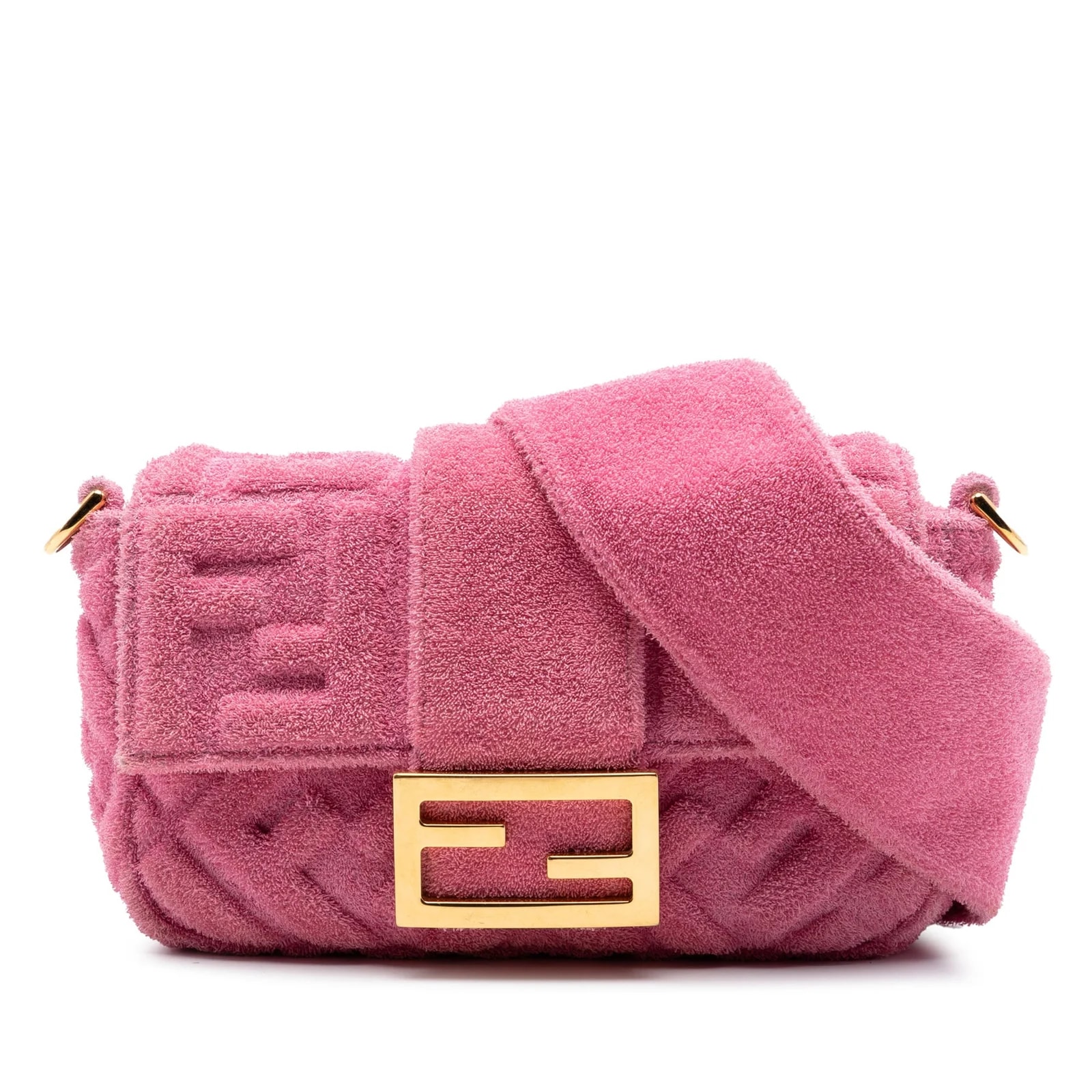 Fendi — Embossed 1974 Convertible Belt Baguette — Handbag — resale