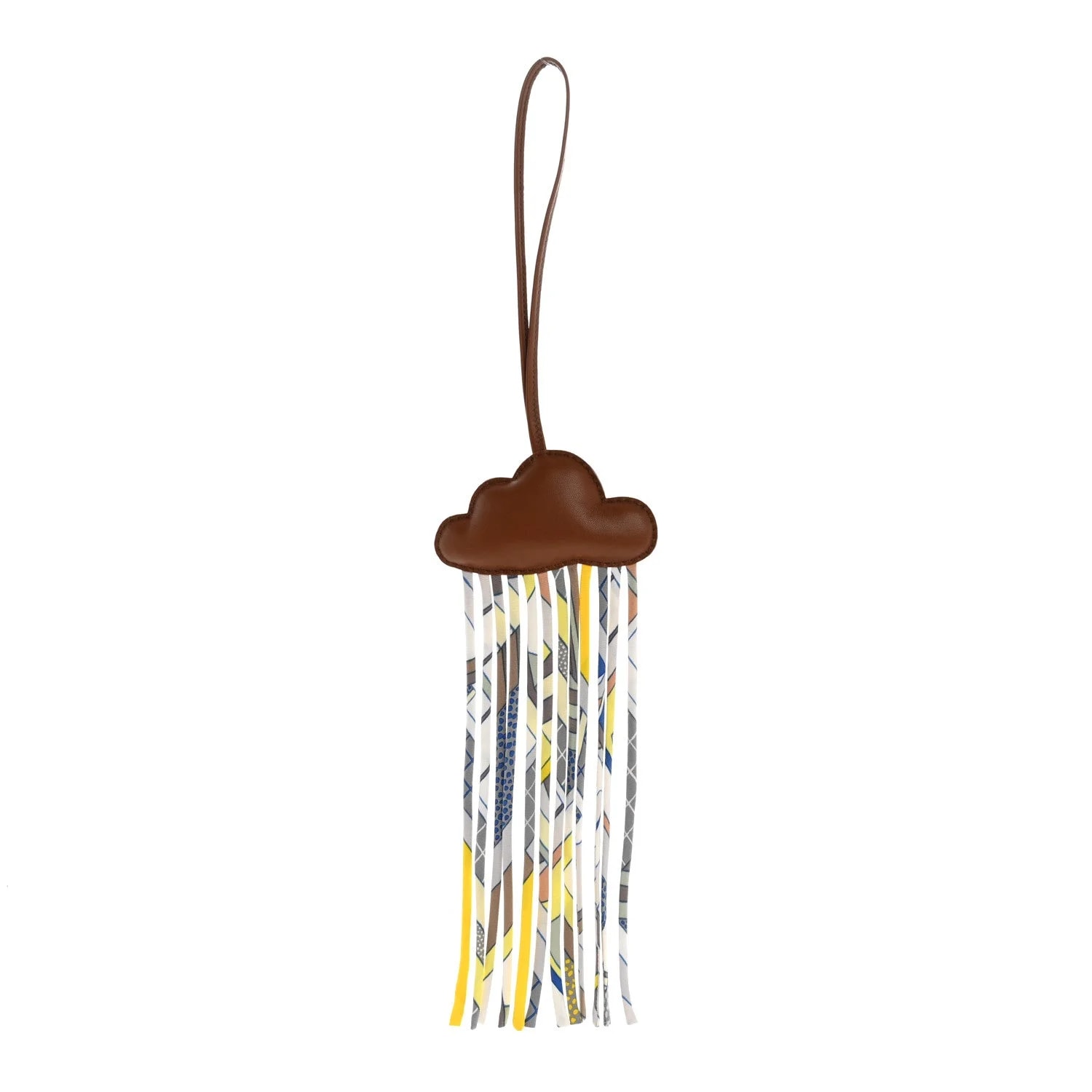 Hermès — Twill Cord Cloud Bag Charm Noisette — Accessory — resale