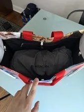 Balenciaga Antwerp Medium in Bread/Berries 3