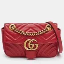 Gucci — Gucci GG Marmont Small Matelasse Flap Crossbody — Handbag — resale