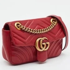 Gucci GG Marmont Small Matelasse Flap Crossbody 3